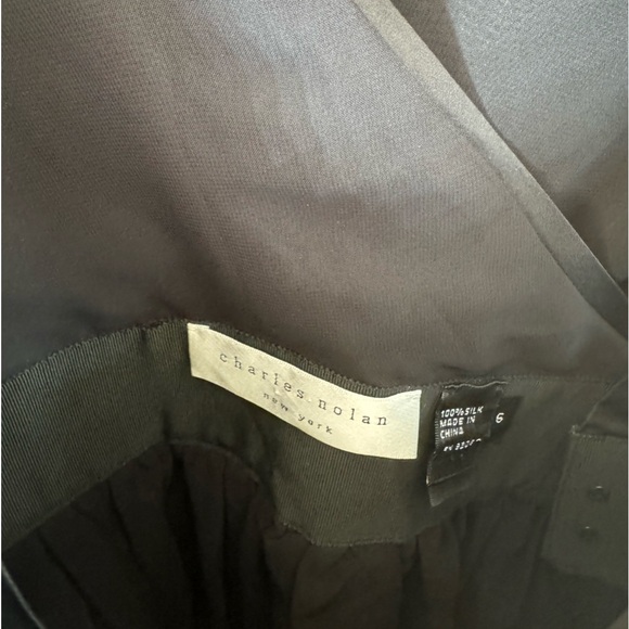 Charles Nolan black silk dress - Picture 7 of 9